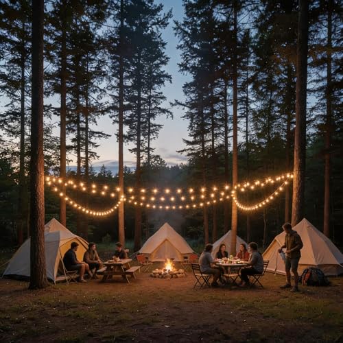 200 FT Outdoor String Lights Waterproof (200 Foot)