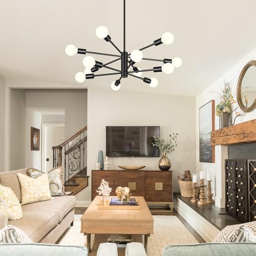 12 Light Modern Chandelier for Dining Room