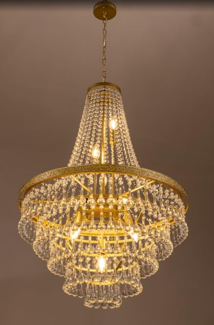 French Empire Crystal Chandeliers