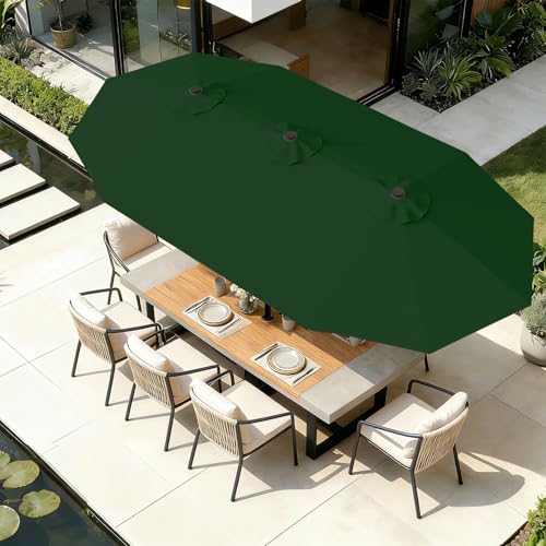 15FT Outdoor Patio Umbrella with Crank
