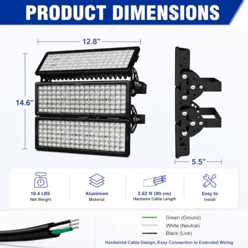 42000LM LED Stadium Light 300W