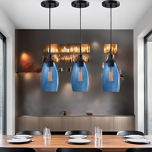 Mini Glass Pendant Light 3 (3 Count)