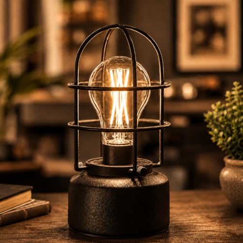 A19 Vintage Dimmable LED Light Bulbs (6 Count)