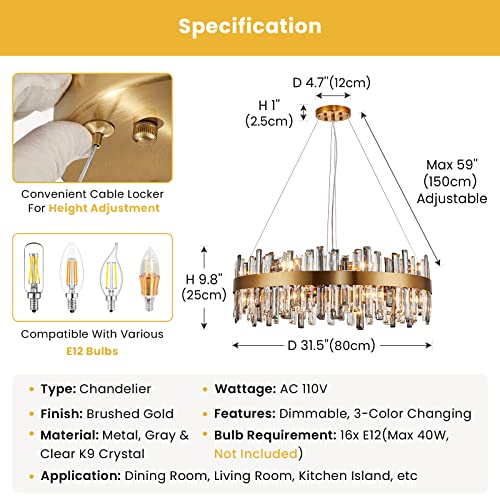 Modern Crystal Chandelier