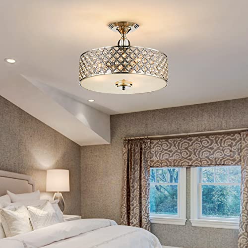 Saint Mossi Semi Modern Flush Mount Ceiling Chandelier