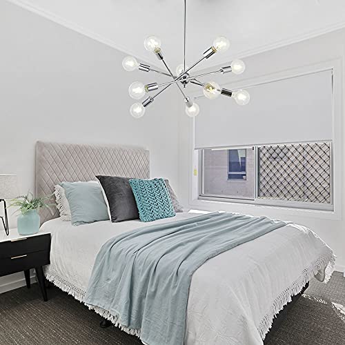 Sputnik Chandelier Chrome 10 Lights Pendant Lighting Modern Sputnik Light Vintage Ceiling Light Fixture UL Listed