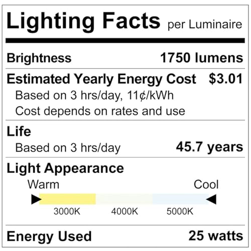 24 Inch LED Vanity Lights Brushed Nickel Bathroom Light Fixtures 3CCT Selectable 3000K 4000K 5000K Modern Vanity Light Bar Over Mirror 25W 1750 Lumens Dimmable Damp Rated ETL Listed