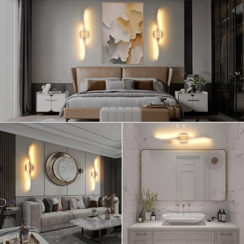 Battery Powered Wall Sconces Set of 2 (2 Count)