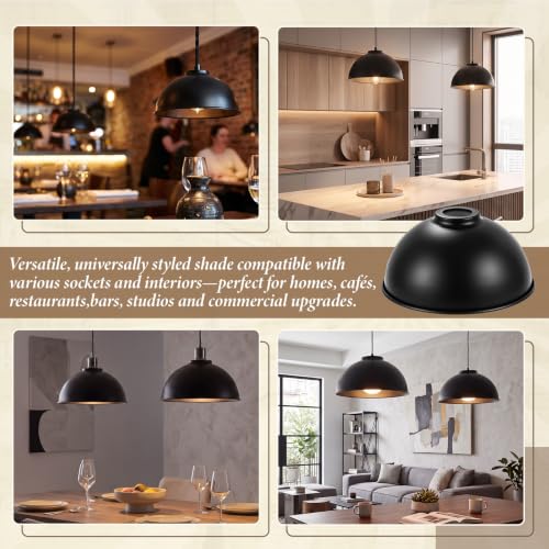2 Pack Black Replacement Lamp Shades (2 Count)