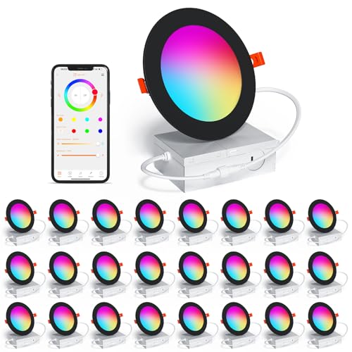 Smart Recessed Lighting Color Changing LED Downlight 4IN