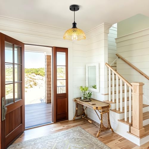 Amber Pendant Light Kitchen Island (Amber / 1 Pack)