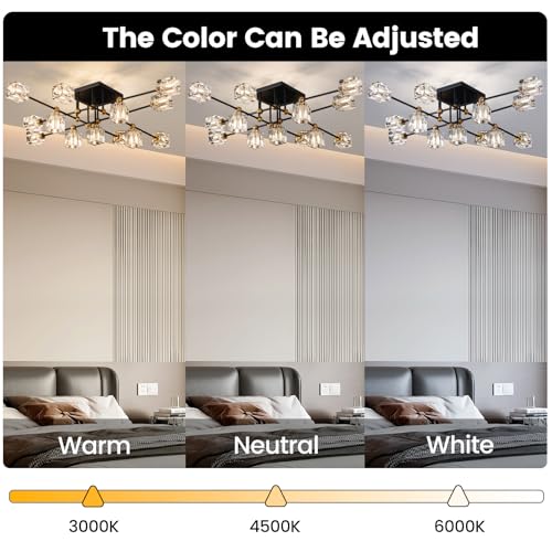 Modern Crystal Ceiling Light Fixture 13