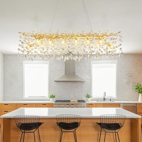47.2" Modern Crystal Chandelier