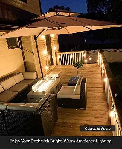 Ambience Pro Incandescent Outdoor String Lights (48 Foot)