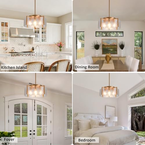 Gold Chandelier for Dining Room Light Fixture