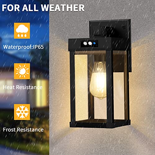 Solar Wall Lights Outdoor with Motion Sensor