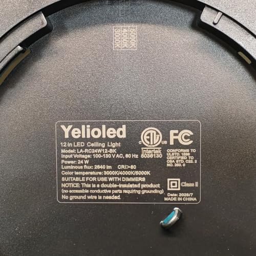 3520LM Dimmable LED Flush Mount Ceiling Light (4 Count)