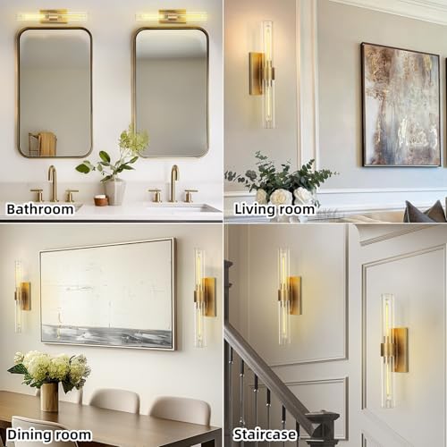 Brass Vanity Light Hardwired