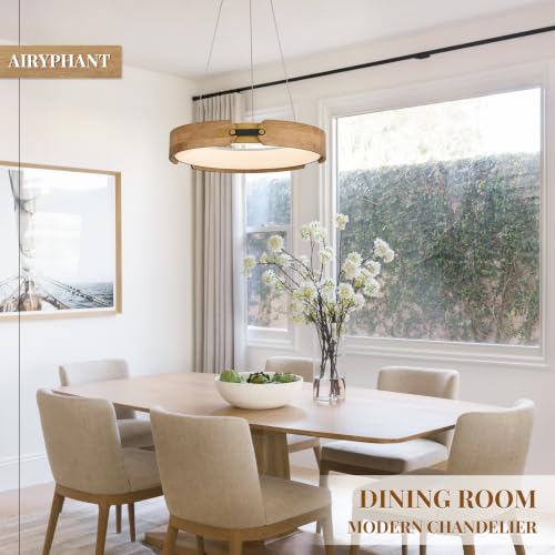 Wood LED Chandelier