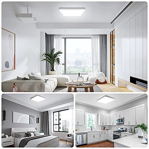 12Inch 24W Square LED Flush Mount Ceiling Light