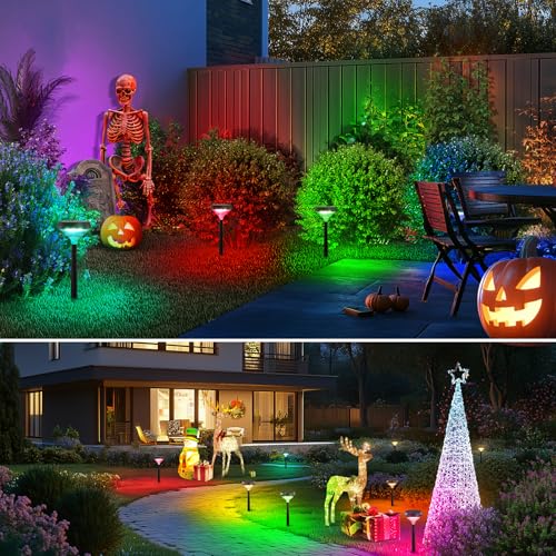 Solar Lights Outdoor 8 Pack (8 Count)