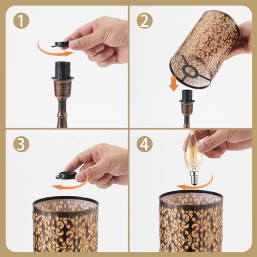 Cordless Table Lamp Rechargeable Battery Operated