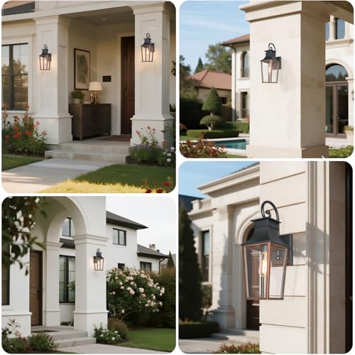 ALVIME 19 Inch Bronze Outdoor Wall Lights