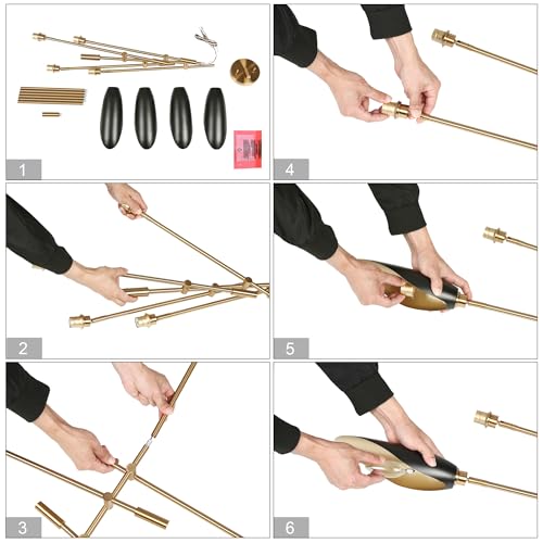 Modern 48" Large Chandelier