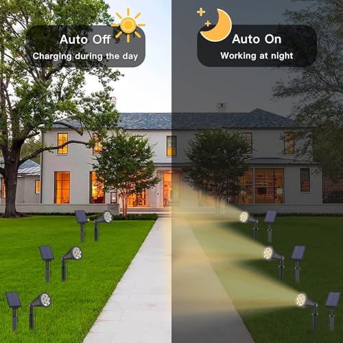 Solar Spot Lights Outdoor (2 Count)