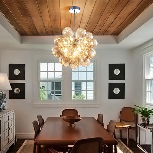 Champagne Bubble Ball Chandelier