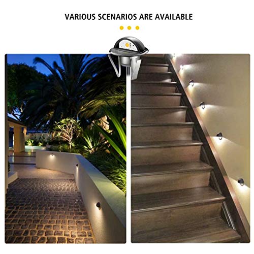 20pcs LED Step Lights Low Voltage IP65 Waterproof Recessed LED Deck Lighting (20 Count)