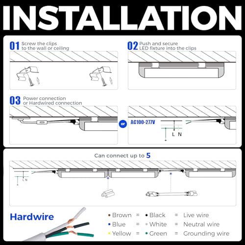 T8 LED Shop Lights 4FT
