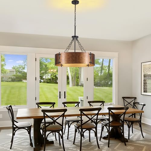 23.62" Modern Drum Chandelier 6