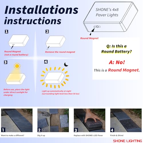 4x8 Solar Ground Lights (2 Count)