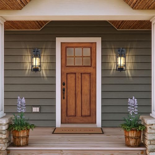 15'' Dusk to Dawn Outdoor Wall Lantern (2 Count)