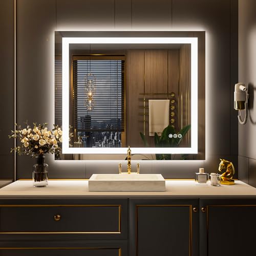 44"X36" LED Bathroom Mirror with Lights