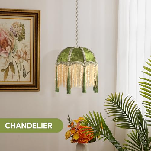 Lampshade with tassels