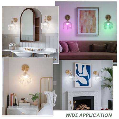 Vintage Battery Operated Wireless Wall Sconces