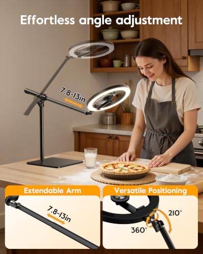 Ring Light with Magnetic Phone Holder