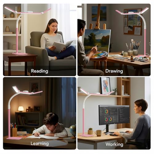 LED Desk Lamp for Home Office with Base