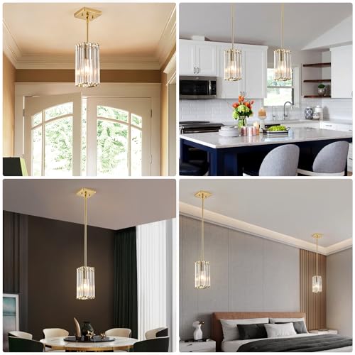 Modern Crystal Pendant Lights Kitchen Island