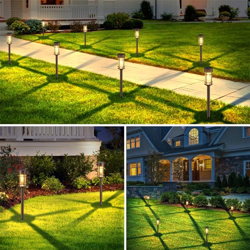 8 Pack Solar Outdoor Lights (8 Count)