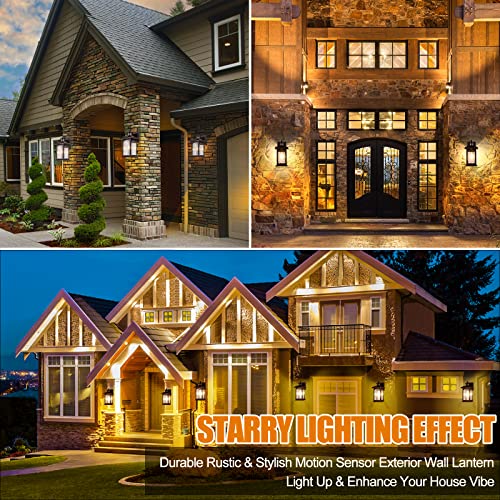 Motion Sensor Outdoor Wall Light Fixture