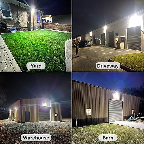 LED Wall Pack Light 50W 2Packs with Dusk (2 Count)