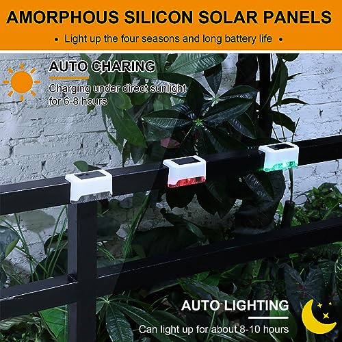 32 Pcs Solar Deck Step Lights Outdoor (32 Count)