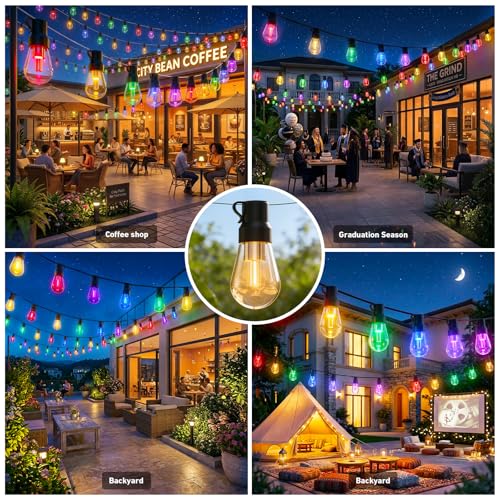 400FT RGB+IC Outdoor String Lights