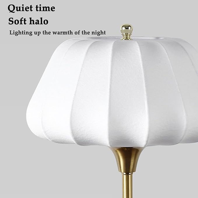 Light Luxury Hotel Bedside Floor Lamp French Wabi-Sabi Style Rubberwood Fabric Standing Lamp H61” E26 3 Tone Light Study Office Torchiere Farmhouse Villa Rustic Lighting Fixture