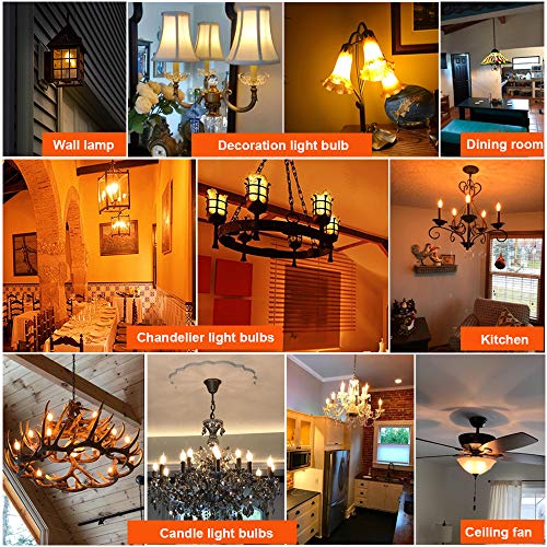 CA10 E12 Candelabra Bulb 40 watt (6 Count)