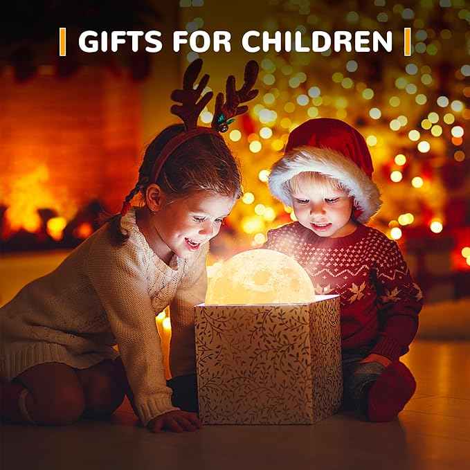 Moon Lamp Galaxy Lamp Upgraded Timing 7.1 Inch 16 Colors 3D Moonlight Galaxy Light,Moon Night Light for Adults,Kids Lamp Moon Gifts for Women Girls Boys Bedroom