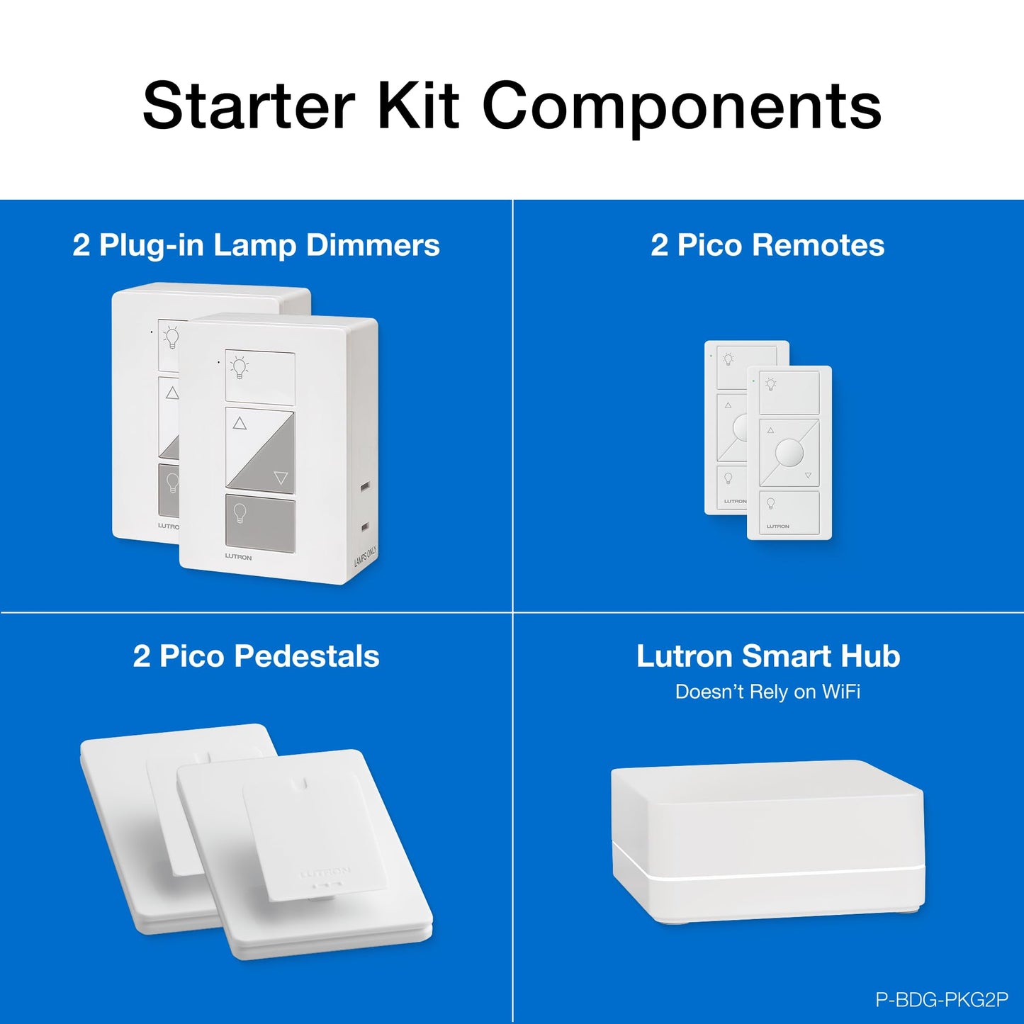 Caseta Deluxe Smart Lamp Dimmer Starter Kit